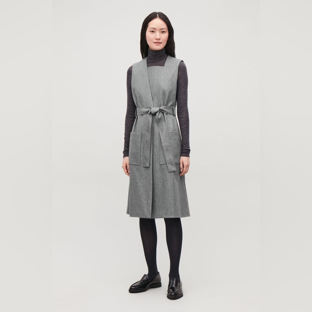 COS Sleeveless Belted Wrap Dress - sz 2